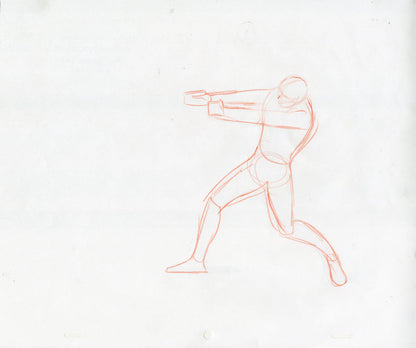 Nexus Animation Study of Firing Rays Double Sided - Steve Rude Art