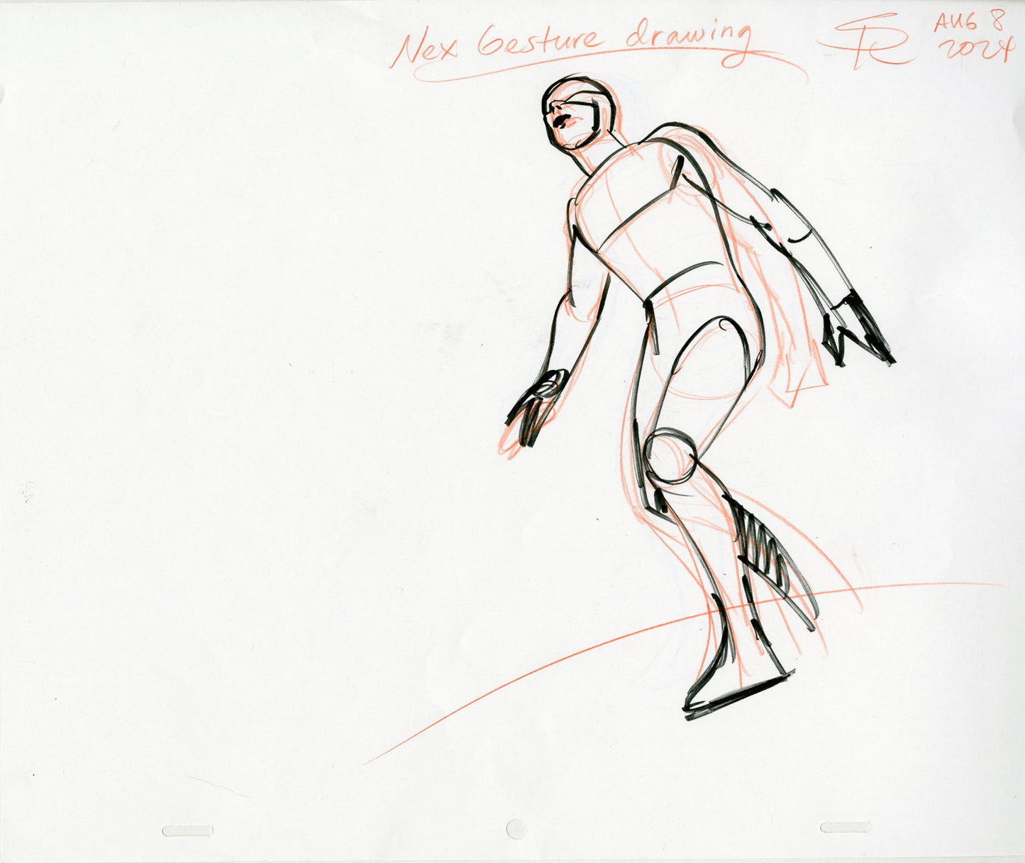 Nexus Gesture Drawing Animation - Steve Rude Art