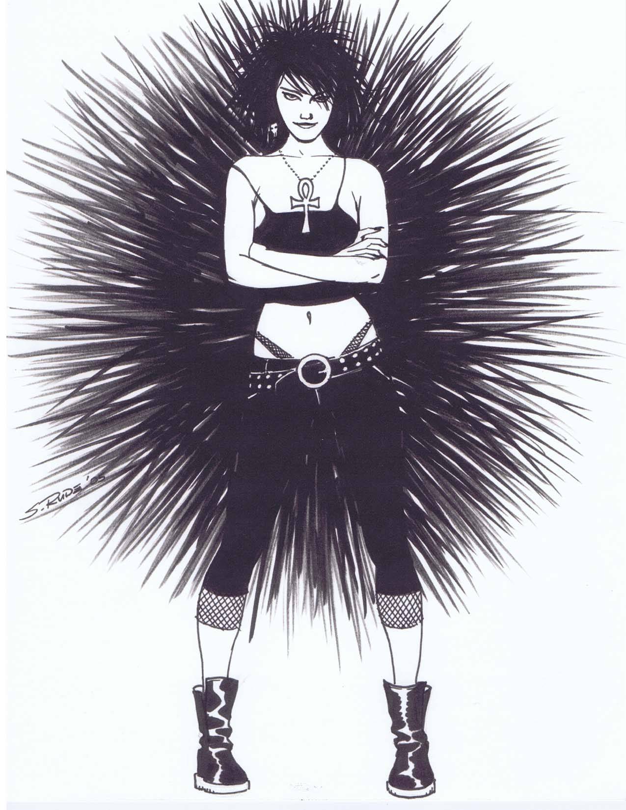 Death Of The Endless B&W Print | Steve Rude Art