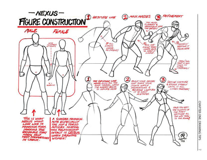 How to Draw the Animated Nexus (2021) Remastered (Damaged) - Steve Rude Art