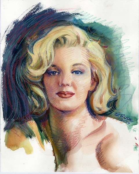 Marilyn Monroe Watercolor