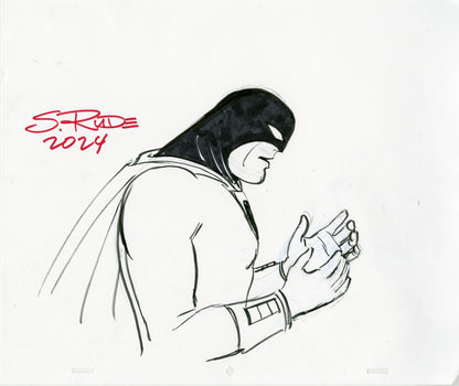 Set of 5 Space Ghost Sketches on Animation Paper