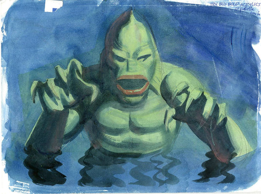 The Creature of the Black Lagoon Study - Steve Rude Art