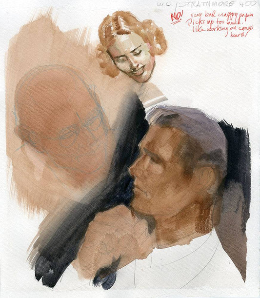 Man and Woman Study - Steve Rude Art