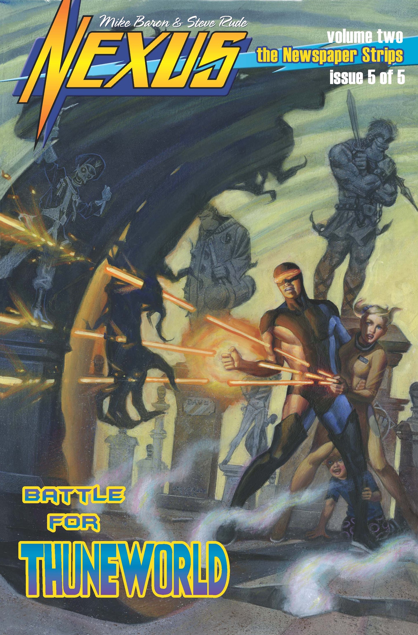 Nexus Battle for Thuneworld v2 Comicbook Miniseries - Steve Rude Art