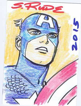 Trading Card Marker Commission - Steve Rude Art