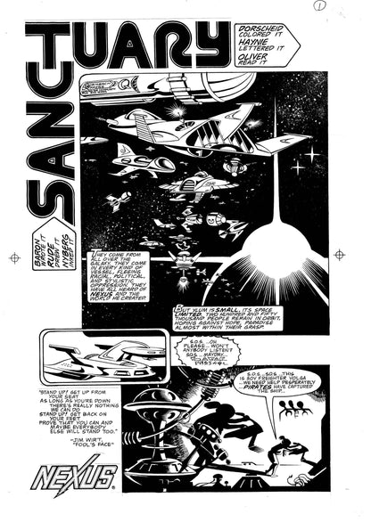 Nexus 20 Page 01 Original Art - Steve Rude Art