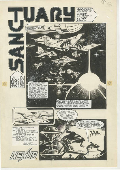 Nexus 20 Page 01 Original Art - Steve Rude Art