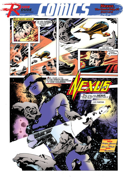 Set of Mailed Nexus GOURMANDO Newspaper Strips - Steve Rude Art